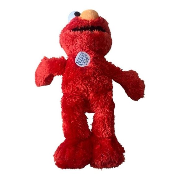 Sesame Street Tickle Me Elmo 13.5 Inch Plush Doll Laughs Wiggle Giggles Works - Picture 2 of 9